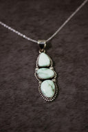 Palomas Three Stone Pendant-Chain Necklaces-Krush Kandy, Women's Online Fashion Boutique Located in Phoenix, Arizona (Scottsdale Area)