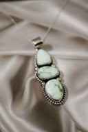 Palomas Three Stone Pendant-Chain Necklaces-Krush Kandy, Women's Online Fashion Boutique Located in Phoenix, Arizona (Scottsdale Area)