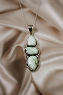 Palomas Three Stone Pendant-Chain Necklaces-Krush Kandy, Women's Online Fashion Boutique Located in Phoenix, Arizona (Scottsdale Area)