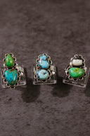 Krushed Stone Rings-Rings-Rae Collective, Women's Online Fashion Boutique Located in Phoenix, Arizona (Scottsdale Area)