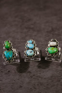 Krushed Stone Rings-Rings-Rae Collective, Women's Online Fashion Boutique Located in Phoenix, Arizona (Scottsdale Area)