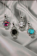 Adeline's Single Stone Pendant-Chain Necklaces-Rae Collective, Women's Online Fashion Boutique Located in Phoenix, Arizona (Scottsdale Area)