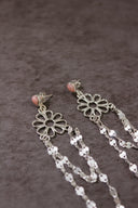Stone Delight Chain Earrings-Stud Earrings-Rae Collective, Women's Online Fashion Boutique Located in Phoenix, Arizona (Scottsdale Area)