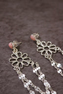 Stone Delight Chain Earrings-Stud Earrings-Krush Kandy, Women's Online Fashion Boutique Located in Phoenix, Arizona (Scottsdale Area)