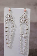 Stone Delight Chain Earrings-Stud Earrings-Rae Collective, Women's Online Fashion Boutique Located in Phoenix, Arizona (Scottsdale Area)