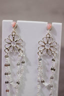 Stone Delight Chain Earrings-Stud Earrings-Rae Collective, Women's Online Fashion Boutique Located in Phoenix, Arizona (Scottsdale Area)