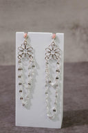 Stone Delight Chain Earrings-Stud Earrings-Rae Collective, Women's Online Fashion Boutique Located in Phoenix, Arizona (Scottsdale Area)