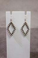 Sterling Studded Diamond Earrings-Stud Earrings-Rae Collective, Women's Online Fashion Boutique Located in Phoenix, Arizona (Scottsdale Area)