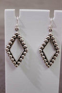 Sterling Studded Diamond Earrings-Stud Earrings-Rae Collective, Women's Online Fashion Boutique Located in Phoenix, Arizona (Scottsdale Area)