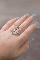 Right Through You Sterling Studded Ring-Rings-Rae Collective, Women's Online Fashion Boutique Located in Phoenix, Arizona (Scottsdale Area)