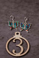 One Of A Kind Butterfly Stone Earrings-Stud Earrings-Rae Collective, Women's Online Fashion Boutique Located in Phoenix, Arizona (Scottsdale Area)