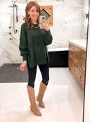Everyday Elegance Side Slit Sweater | S-XL-Sweaters-Rae Collective, Women's Online Fashion Boutique Located in Phoenix, Arizona (Scottsdale Area)