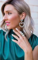 Shine Bright Sterling Silver Crystal Crawler Ring | PREORDER NOW OPEN!-Crawler Rings-Rae Collective, Women's Online Fashion Boutique Located in Phoenix, Arizona (Scottsdale Area)