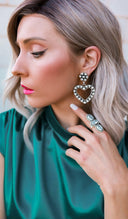 Shine Bright Sterling Silver Crystal Crawler Ring | PREORDER NOW OPEN!-Crawler Rings-Rae Collective, Women's Online Fashion Boutique Located in Phoenix, Arizona (Scottsdale Area)