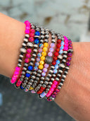 Desert Pearl & Opal Bracelets-Beaded Bracelets-Krush Kandy, Women's Online Fashion Boutique Located in Phoenix, Arizona (Scottsdale Area)