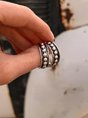 Sterling Silver Studded Baby Hoops-Hoop Earrings-Rae Collective, Women's Online Fashion Boutique Located in Phoenix, Arizona (Scottsdale Area)