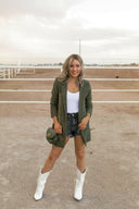 Zoom Meeting Lined Long Blazer Jacket-Blazers-Rae Collective, Women's Online Fashion Boutique Located in Phoenix, Arizona (Scottsdale Area)
