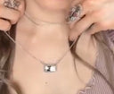 White Buffalo Single Stone Bar Necklace | Krush Exclusive-Bar Necklaces-Krush Kandy, Women's Online Fashion Boutique Located in Phoenix, Arizona (Scottsdale Area)