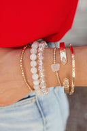 Aura Angel Quartz Crystal Bracelet-Bracelets-Krush Kandy, Women's Online Fashion Boutique Located in Phoenix, Arizona (Scottsdale Area)