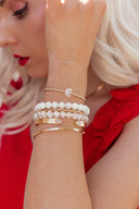 Rough Stone Stretch Beaded Bracelet-Bracelets-Krush Kandy, Women's Online Fashion Boutique Located in Phoenix, Arizona (Scottsdale Area)