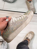 Starlight Stunner Rhinestone Sneaker-Sneakers-Rae Collective, Women's Online Fashion Boutique Located in Phoenix, Arizona (Scottsdale Area)
