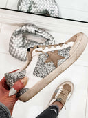 Your Favorite Neutral Glitter Star Sneaker-Sneakers-Rae Collective, Women's Online Fashion Boutique Located in Phoenix, Arizona (Scottsdale Area)