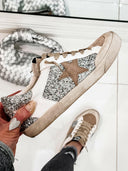 Your Favorite Neutral Glitter Star Sneaker-Sneakers-Rae Collective, Women's Online Fashion Boutique Located in Phoenix, Arizona (Scottsdale Area)