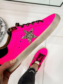 Neon Pink Star Sneaker-Sneakers-Rae Collective, Women's Online Fashion Boutique Located in Phoenix, Arizona (Scottsdale Area)