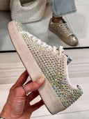 Starlight Stunner Rhinestone Sneaker-Sneakers-Rae Collective, Women's Online Fashion Boutique Located in Phoenix, Arizona (Scottsdale Area)