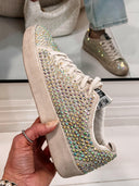 Starlight Stunner Rhinestone Sneaker-Sneakers-Rae Collective, Women's Online Fashion Boutique Located in Phoenix, Arizona (Scottsdale Area)