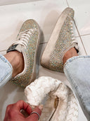 Starlight Stunner Rhinestone Sneaker-Sneakers-Rae Collective, Women's Online Fashion Boutique Located in Phoenix, Arizona (Scottsdale Area)