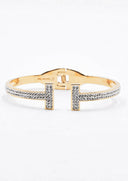 Double Bar Pave Bracelet-Bracelets-Krush Kandy, Women's Online Fashion Boutique Located in Phoenix, Arizona (Scottsdale Area)