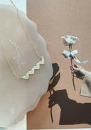Hearts For You Reversible CZ Necklace | Gold or Silver-Necklaces-Krush Kandy, Women's Online Fashion Boutique Located in Phoenix, Arizona (Scottsdale Area)