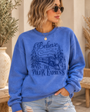 Inside-Out “Believe – The Polar Express” Sweatshirt