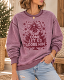 Inside-Out “O Come Let Us Adore Him” Sweatshirt