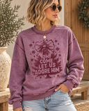 Inside-Out “O Come Let Us Adore Him” Sweatshirt