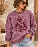 Inside-Out “O Come Let Us Adore Him” Sweatshirt