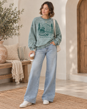 Inside-Out “Santa Nick’s Christmas Tree Farm” Sweatshirt