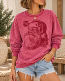Inside-Out Vintage Santa Sweatshirt