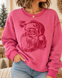 Inside-Out Vintage Santa Sweatshirt