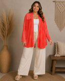 J.HER Vintage Wash Open Cardigan