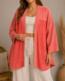 J.HER Vintage Wash Open Cardigan