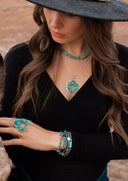 Squash Blossom Horseshoe Ring-Cluster Rings-Rae Collective, Women's Online Fashion Boutique Located in Phoenix, Arizona (Scottsdale Area)
