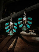 Mia Cluster Turquoise Earring-Rae Collective, Women's Online Fashion Boutique Located in Phoenix, Arizona (Scottsdale Area)