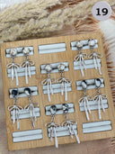 Multi Stone Bow Earrings-Stud Earrings-Rae Collective, Women's Online Fashion Boutique Located in Phoenix, Arizona (Scottsdale Area)