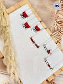 Red Opal & White CZ Necklaces-Chain Necklaces-Rae Collective, Women's Online Fashion Boutique Located in Phoenix, Arizona (Scottsdale Area)