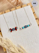 Multi Opal Stone Necklaces-Chain Necklaces-Rae Collective, Women's Online Fashion Boutique Located in Phoenix, Arizona (Scottsdale Area)