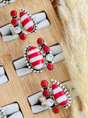 Holiday Kandy Floating Stone Ring-Rings-Rae Collective, Women's Online Fashion Boutique Located in Phoenix, Arizona (Scottsdale Area)