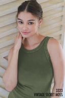 NIKI BIKKI Sway With Me Vintage Ribbed Tank-Tanks-Rae Collective, Women's Online Fashion Boutique Located in Phoenix, Arizona (Scottsdale Area)