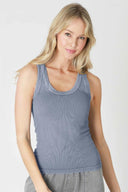 NIKI BIKKI Sway With Me Vintage Ribbed Tank-Tanks-Rae Collective, Women's Online Fashion Boutique Located in Phoenix, Arizona (Scottsdale Area)